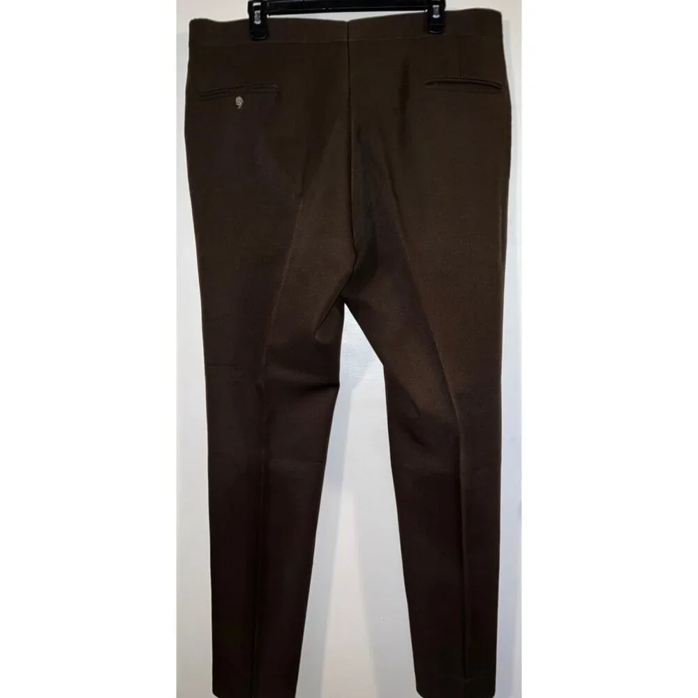 Sans A Belt Jaymar-Ruby Mens Brown Dress Pants/ Slacks 38X32